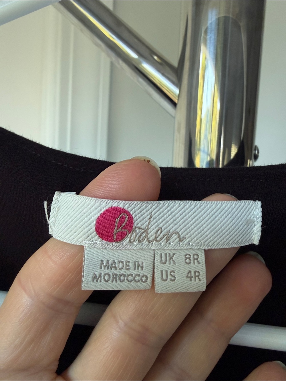 Boden Black Wrap Jumpsuit with Waist Tie, Size US 4R. - Picture 2 of 15